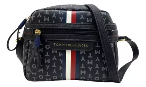 bolsa tommy hilfiger de nylon coral